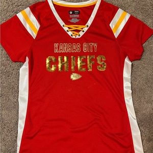 NFL Chiefs women’s jersey, size M, Sequin letters, smoke free home